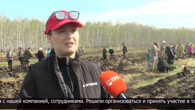 15 тысяч деревьев посадили жители Петропавловска вмес?