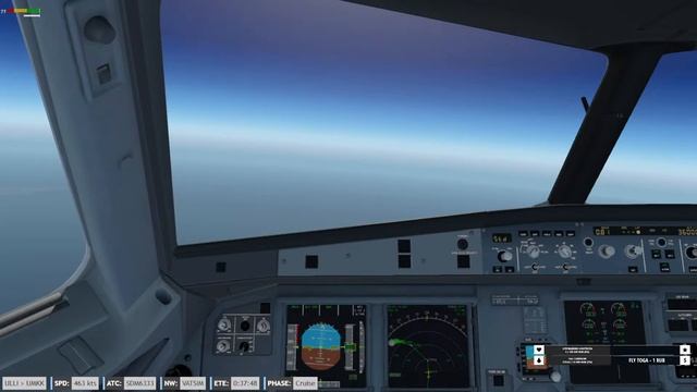 VATSIM | Перелёт в Калининград | Toliss A319 | X-Plane 11 смотреть онлайн