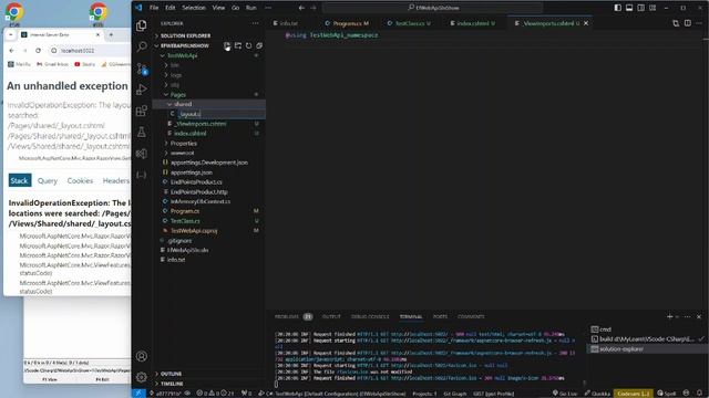 0011 продолжение 0010 - Razor pages + dotnet core webApi project