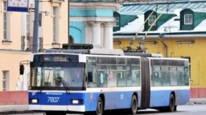 Поездка на троллейбусе ВМЗ-62151 № 7607 Маршрут № 63к (м7к) Москва.