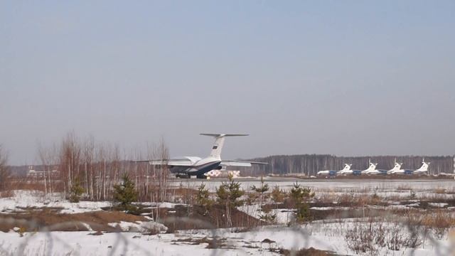 Посадка Ил-76 в Нижнем Новгороде (Стригино) 11 марта 2016 г. смотреть онлайн