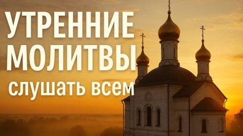 УТРЕННИЕ МОЛИТВЫ