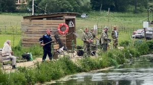 Часть поимок на водоеме