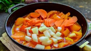 Гречка с овощами на зиму