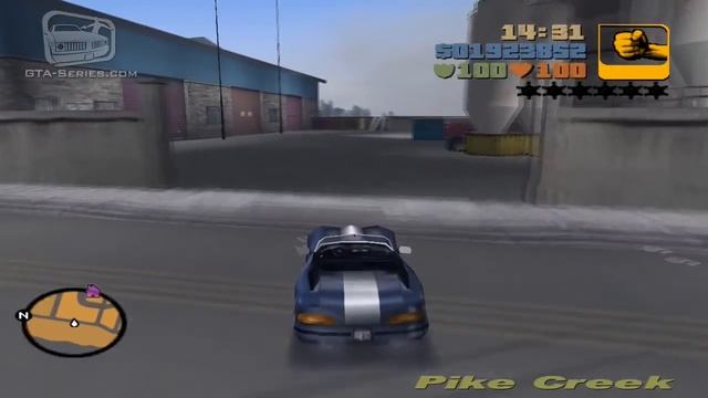 GTA 3 - Walkthrough - Unique Stunt Jumps #14 - Pike Creek (Shoreside Vale)