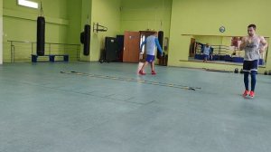 Тренировка на координационной лестнице 12.06.2025