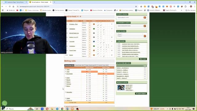 ДЖОКОВИЧ - АЛЬКАРАС, ПОЛ - ЗВЕРЕВ, СИННЕР - ДЕ МИНОР | ОБЗ смотреть онлайн