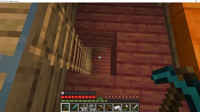 выживание в Майнкрафте2 пошли в ад и нашли много...