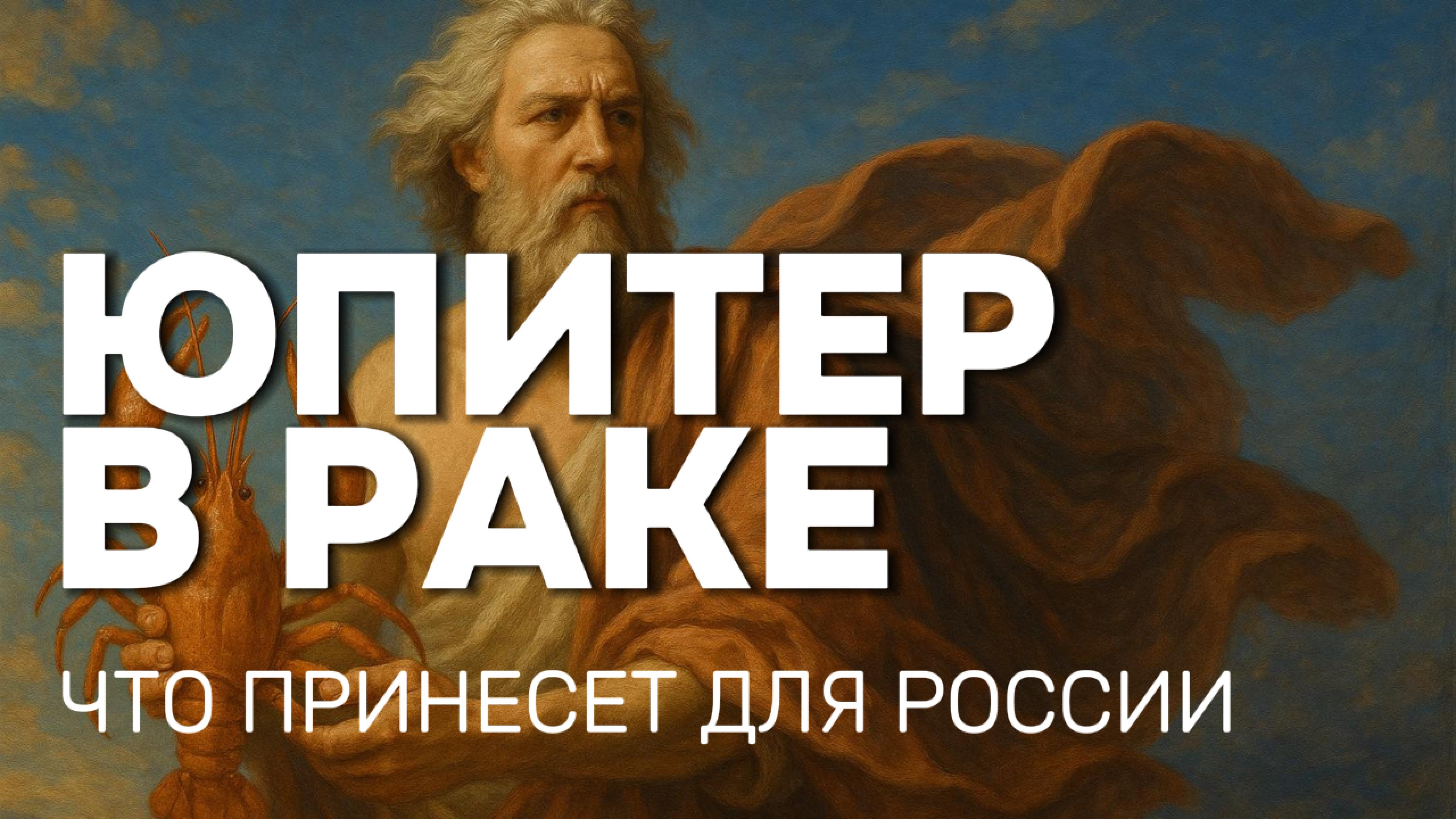 ЮПИТЕР В РАКЕ: СУДЬБОНОСНЫЕ события и прогноз для РОССИИ на 2025 - 2026 годы. ИССЛЕДОВАНИЕ.