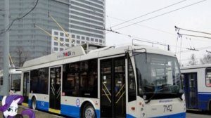 Поездка на троллейбусе ТролЗа-5265.00 «Мегаполис» № 7142 Маршрут № 1 Москва.