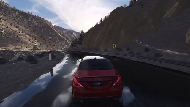 CLS 63 В КРАСИВЫХ ЗАСНЕЖЕННЫХ ГОРАХ ASSETTO CORSA смотреть онлайн