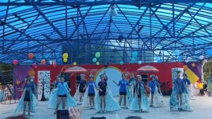 выступление в лагере танец