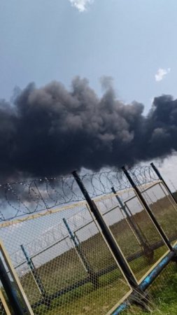 Горит нефтепровод