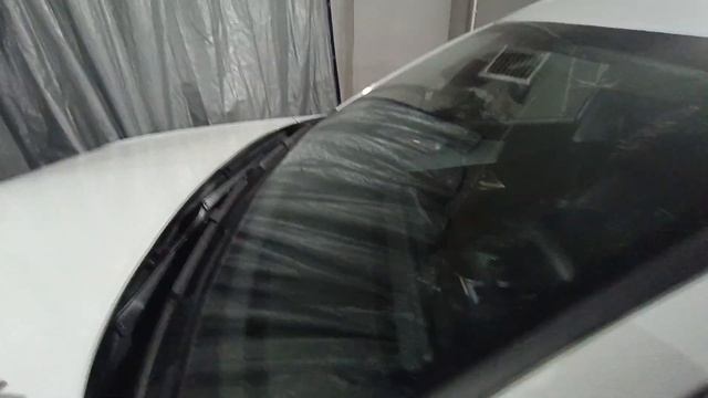 Chery Tiggo 7 ProMax водосток на лобовое установка. #cherytiggo #chery #c