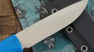 Нож Owl Knife Otus F, сталь Bohler N690, выпуклая линза, рукоять син