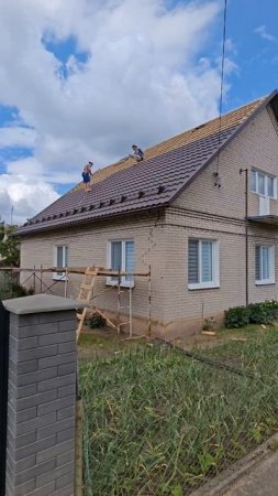Монтаж металочерепицы