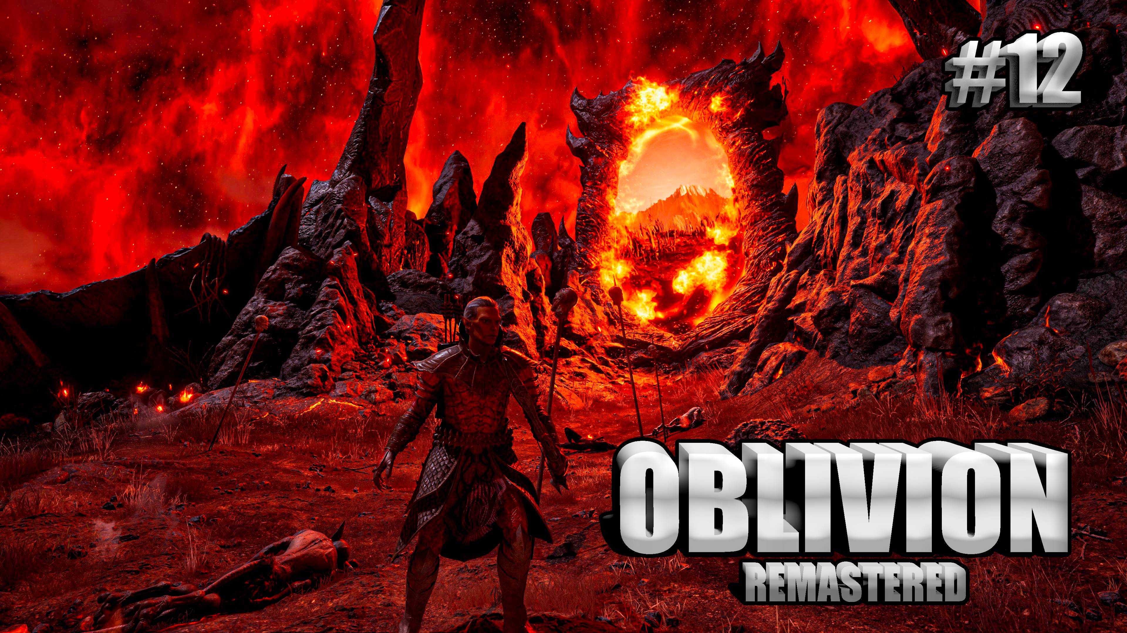 TES 4 Oblivion Remastered Прохождение#12 Во власти огня и пепла (РУССКАЯ ОЗВУЧКА) 4k