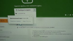 Как конвертировать онлайн видео из MTS в MP4