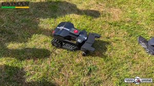 Газонокосилка робот Caiman Tech X2 Elite ZR Radar в работе