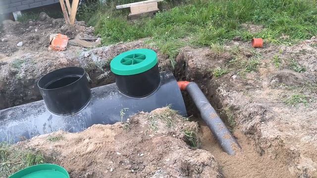 Монтаж септика ЭКО Л8 в Костромской области КП Малинов