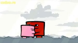 Super Meat Boy, chapter 6, босс этап 2, светлый мир, видеоролик