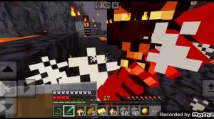 Строим базу в аду в выживани в Майнкрафт #9