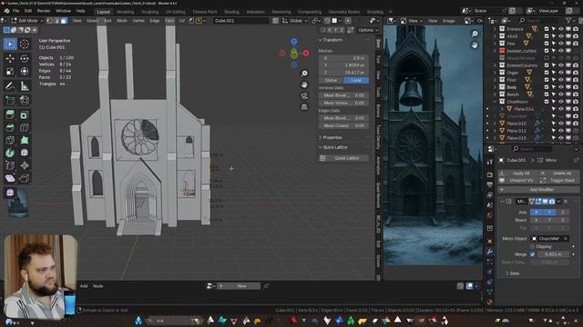 Затонувшая церковь. Blender, Unreal #2 смотреть онлайн