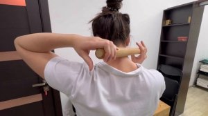 Самомассаж от боли в шее и руке. Нужна только скалка. П?