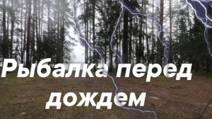 Рыбалка перед дождём