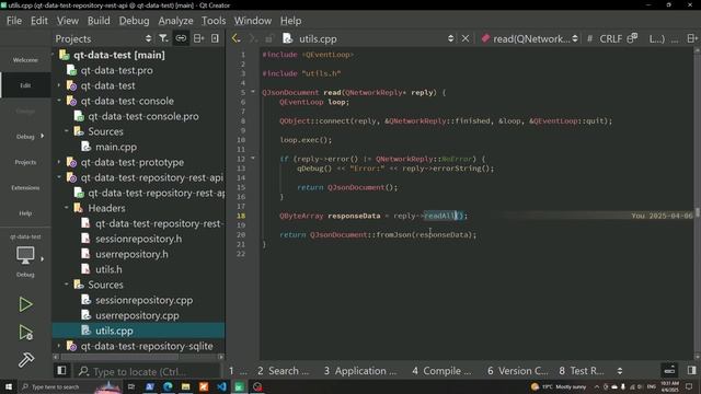 Работа с REST API в Qt