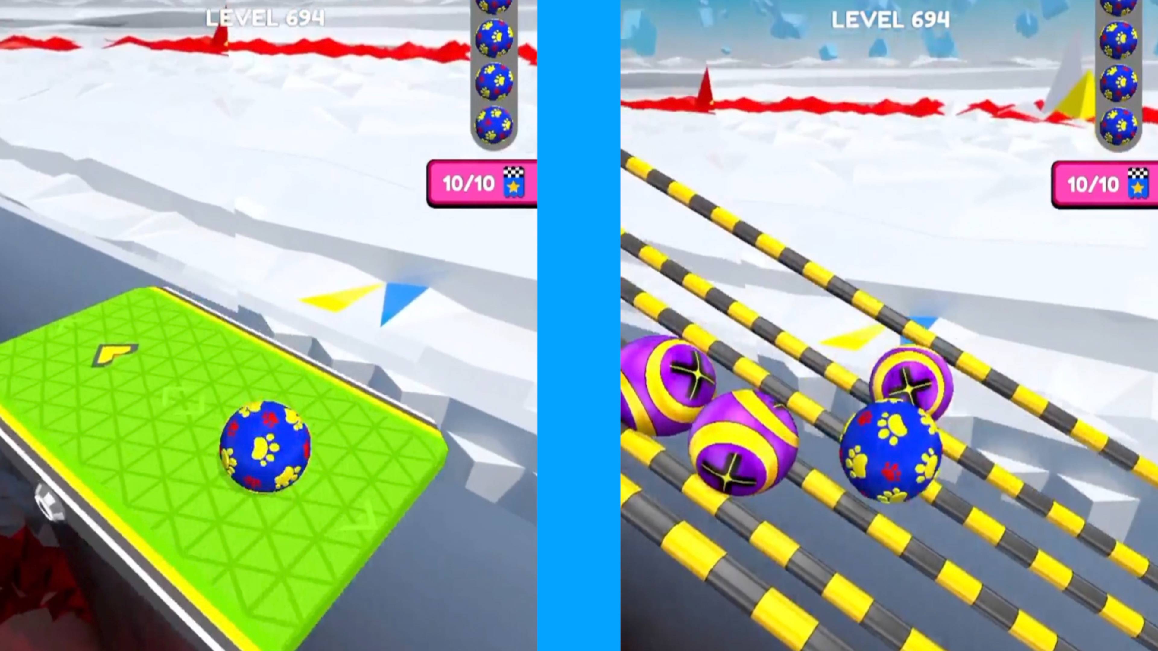 Going balls All Levels Gameplay IOS Android Going Balls Level 694