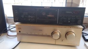Кассетная дека Sony Tc-K333esx демонсрация работы.