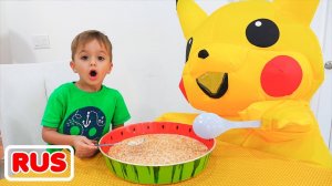 Влад и Ники. Одно утро из жизни Влада и Ники! Видео для детей.