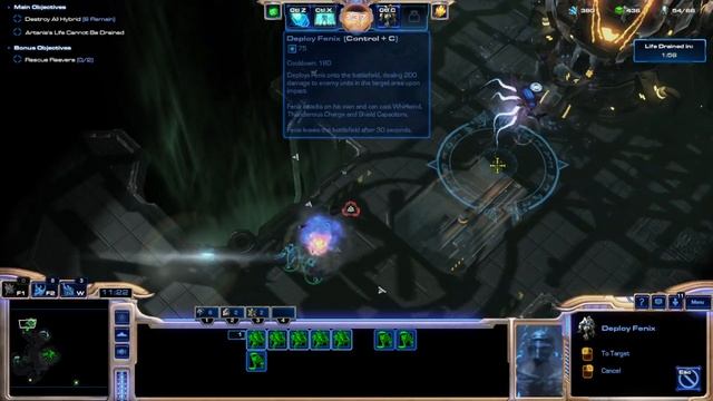 StarCraft 2 HotS Protoss Edition задание "Рука тьмы" смотреть онлайн