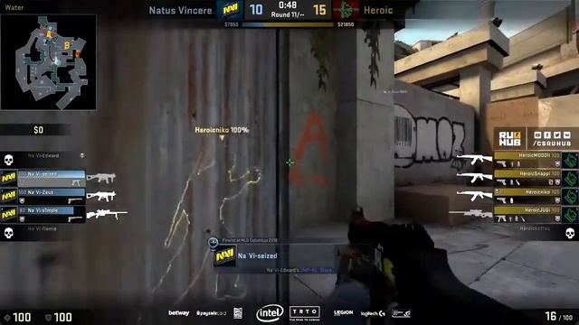 Na'Vi ПЕРВЫЙ ОФИЦИАЛЬНЫЙ МАТЧ В НОВОМ СОСТАВЕ/Na'Vi vs Heroic ESL смотреть онлайн