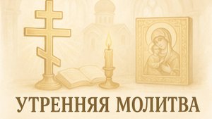 МОЛИТВА УТРОМ УТРЕННЕЕ ПРАВИЛО