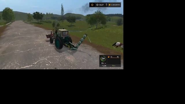 помогаю дедушке косить поле и застрял в грязи смотреть онлайн