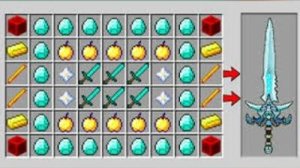 КАК СКРАФТИТЬ СУПЕР МЕЧ БОГА _ КАК ПОЛУЧИТЬ СЕКРЕТНЫЕ ПРЕДМЕТЫ В MINECRAFT ЗАЩИТА НУБА