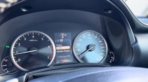 ошибка давления в шинах. Лексус NX200t. Удаление за 15 секу