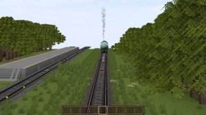 Сход поезда на сломанной стрелке