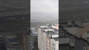 СПб затопило Шушары за 5 мин Гроза Град штиль Сильный д