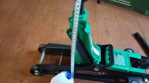 Обзор  подкатной домкрата rockforce