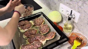 ГОТОВЛЮ ВКУСНЫЕ СТЕЙКИ ИЗ КАПУСТЫ И ФАРША.