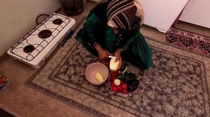 Single mother with two children.Farm development.Hopeless of Sami's return