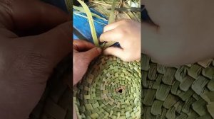 ПЛЕТЕНИЕ ИЗ ТРАВЫ И РОГОЗА. ПОДНЯТИЕ СТЕНКИ.