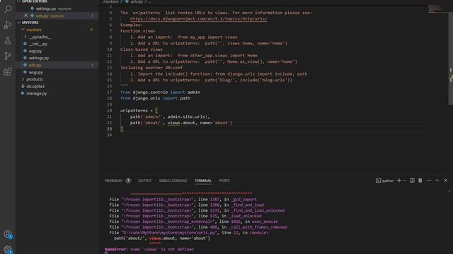 Django Маршруты и Представления: Настройка Первых Шагов | смотреть онлайн