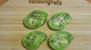 Жареные зеленые помидоры