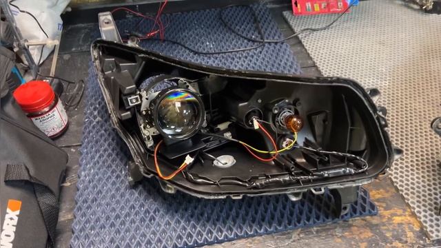 Тюнинг передних фонарей Nissan Dayz. Видео моего товарища п смотреть онлайн