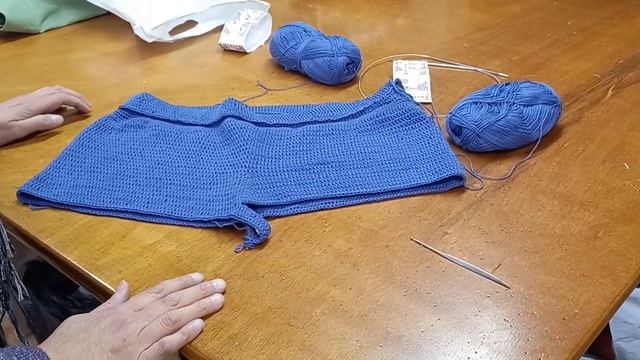 НАЧАЛА ВЯЗАТЬ ЛЕТНИЕ БРЮКИ смотреть онлайн