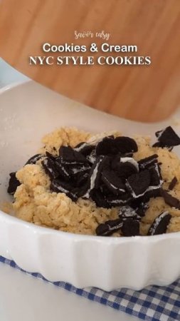 Cookies & Cream NYC Style Cookies  #cookies #nyc #newyork